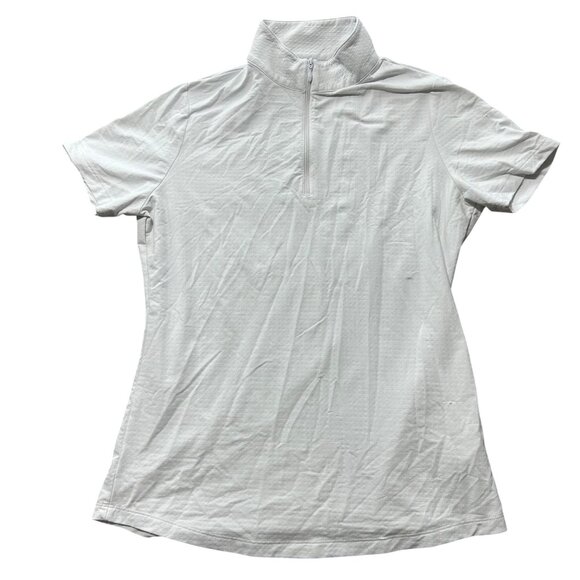 IBKUL Women's Sz Small Short Sleeve Solid Golf Sun Protection 50+ Pullover - Picture 1 of 7